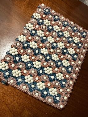 La Regale vintage beaded pouch